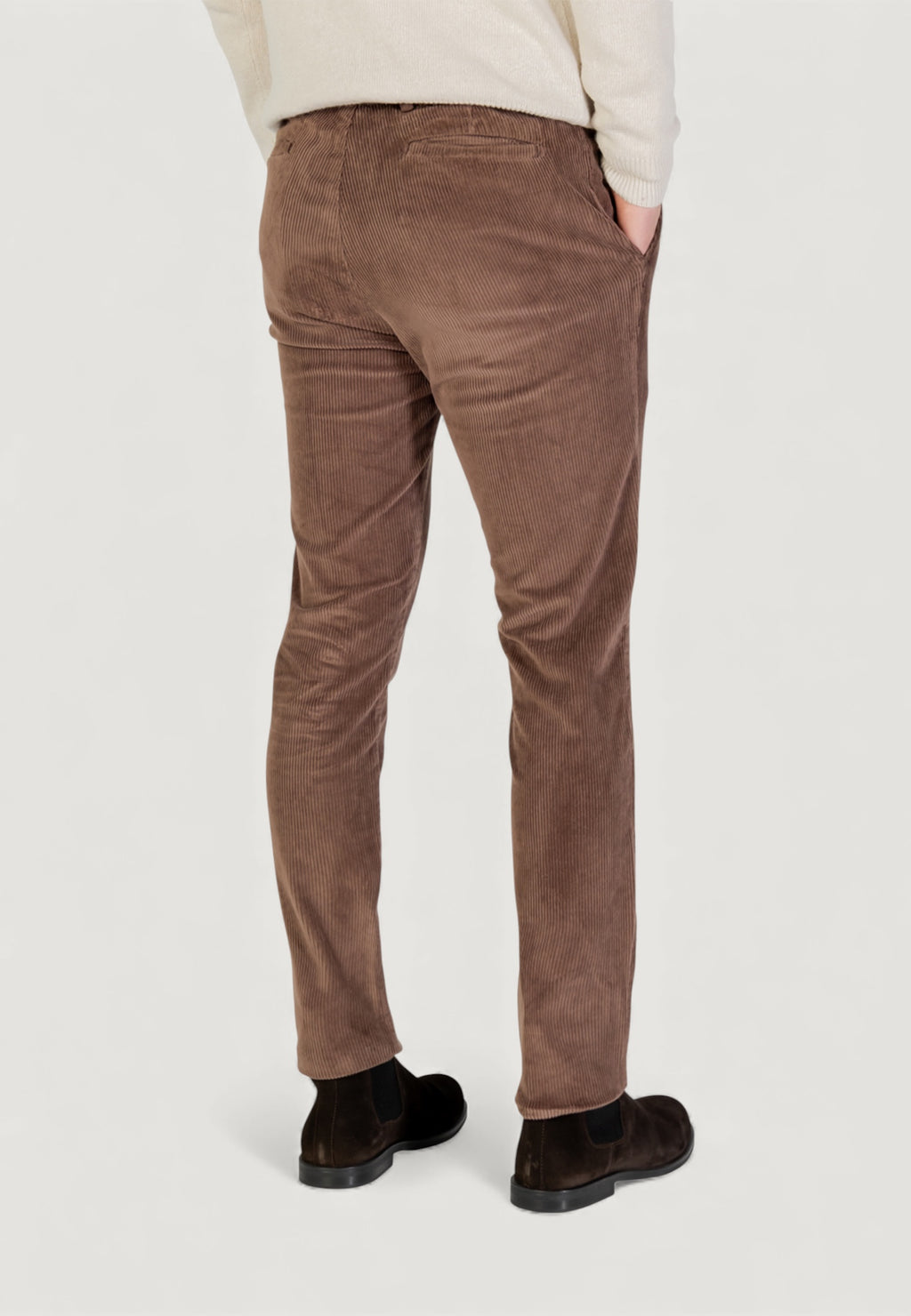 Pantaloni Borghese Velluto - Regular Fit