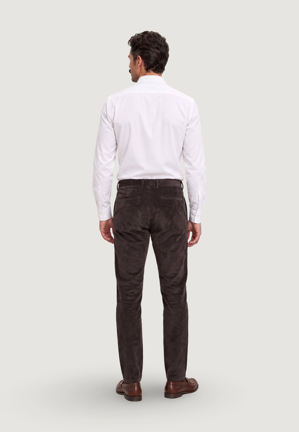 Pantaloni slim Borghese Caligola pantalone velluto