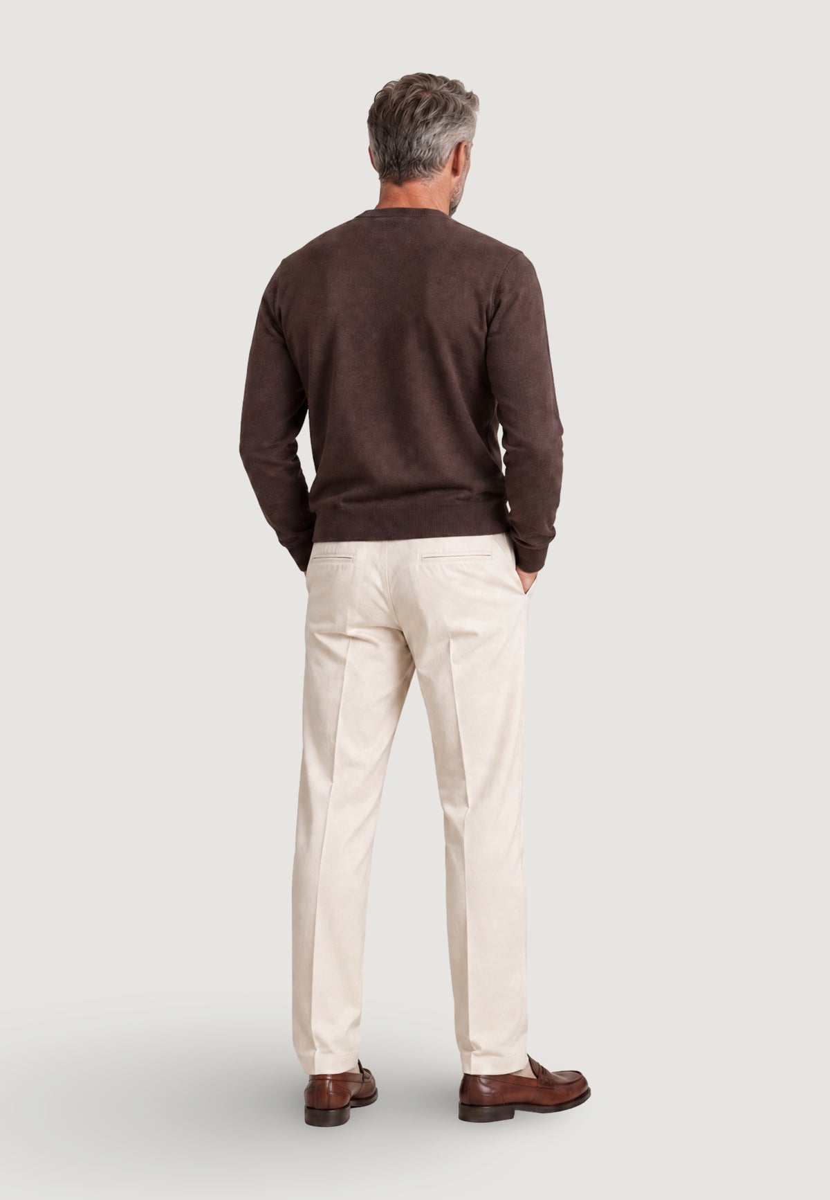 Pantaloni slim Borghese Cornelio - chino elegante