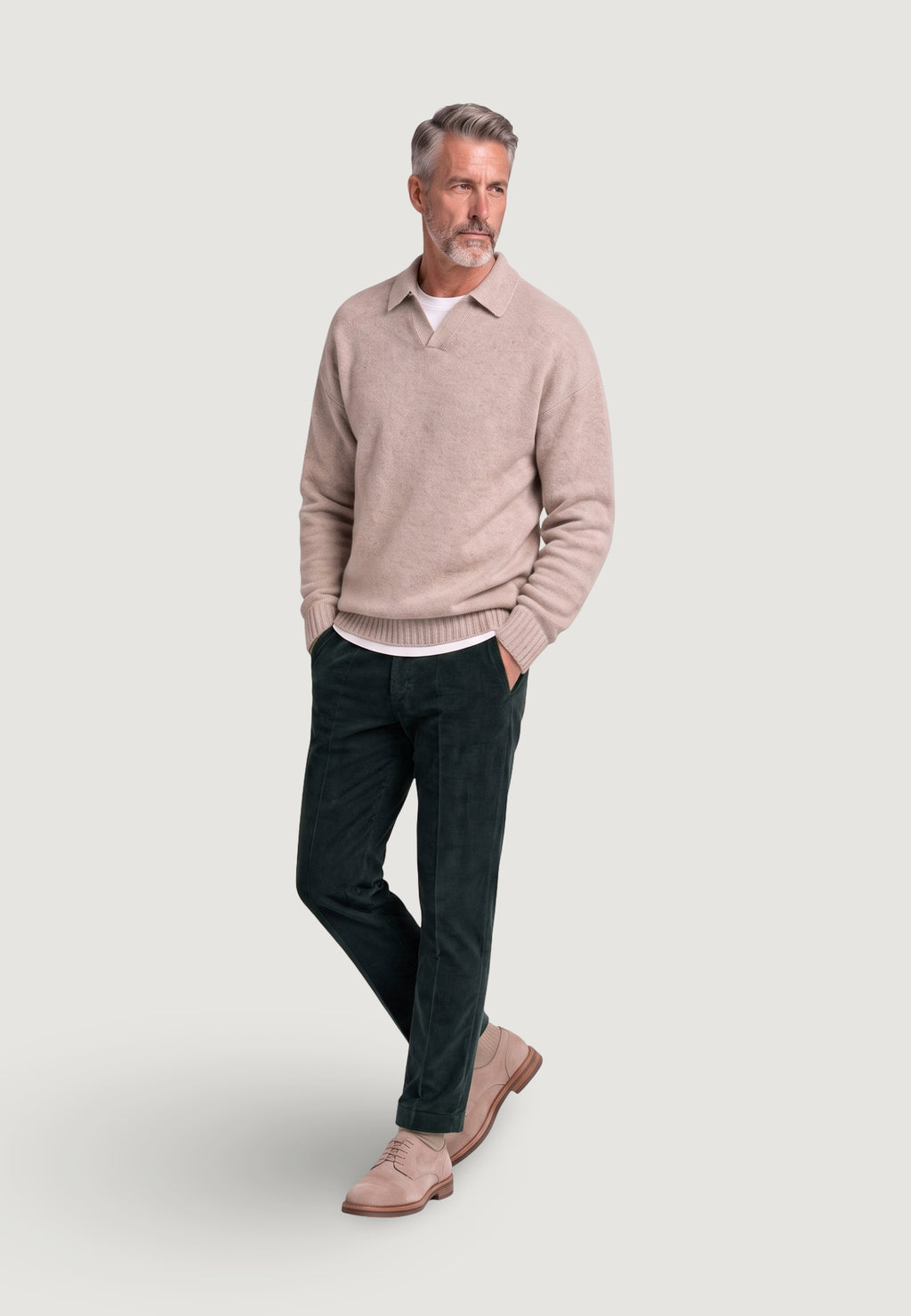 Skinny trousers Borghese Aurelio - pantalone velluto a coste