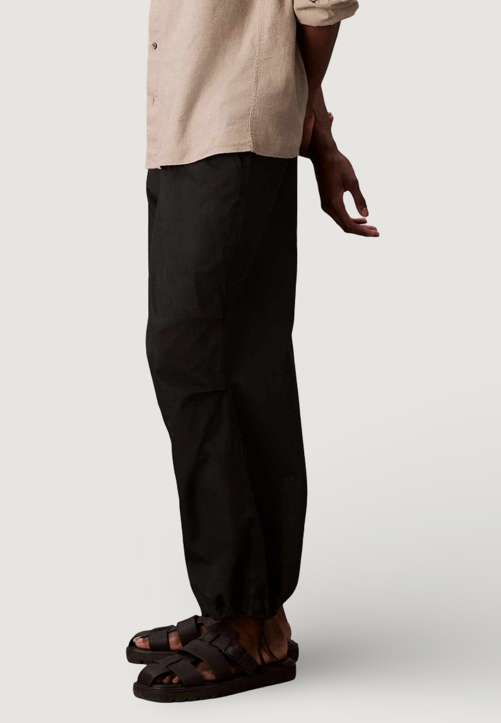 Pantaloni sportivi Calvin Klein Jeans COTTON NYLON DRAWSTR