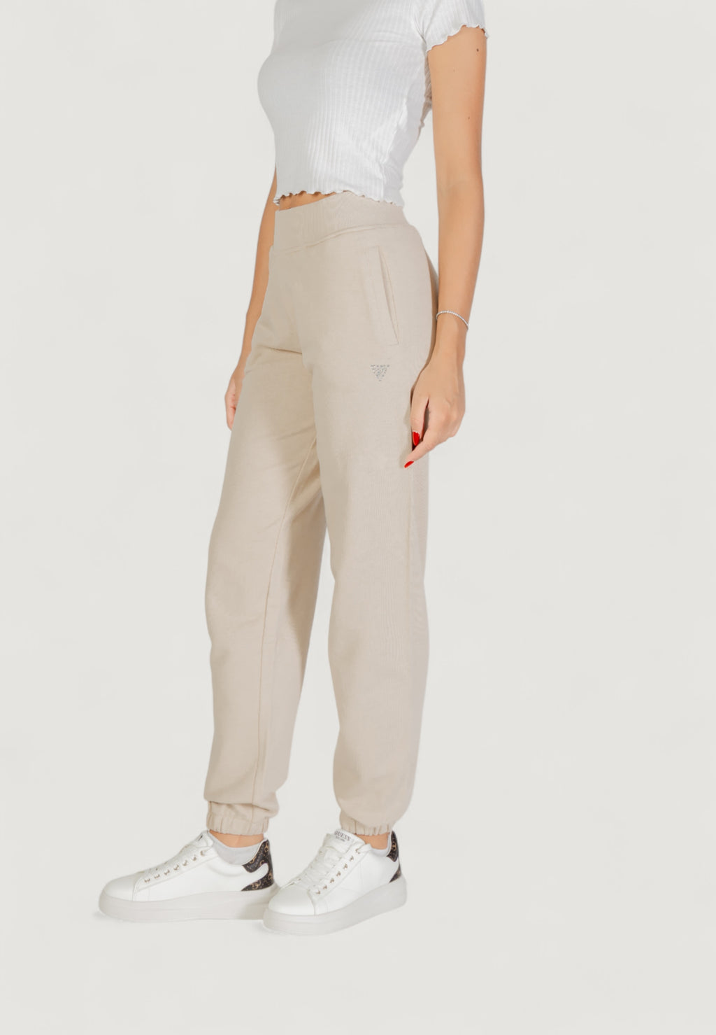 Pantaloni sportivi Guess PRIMULA RHINESTONES JOGGER