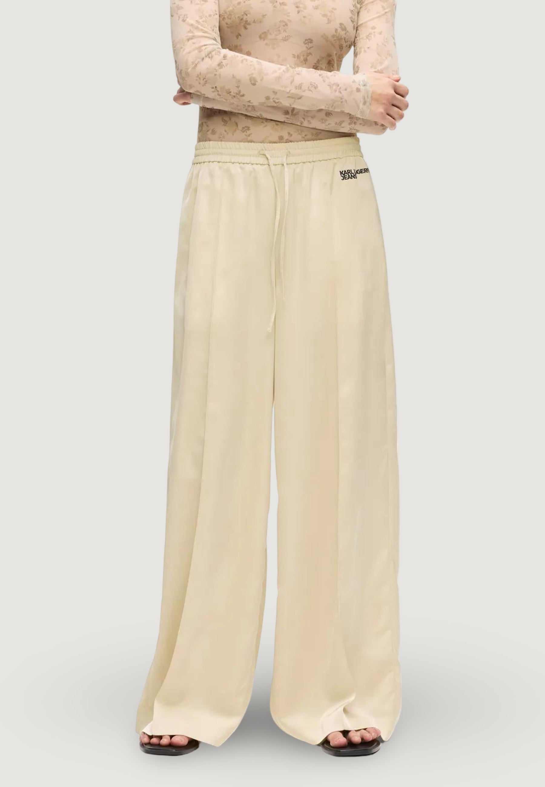 Pantaloni sportivi Karl Lagerfeld Jeans KLJ Wide Leg Satin