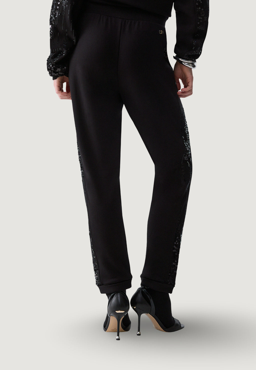 Pantaloni sportivi Liu-Jo ECS PANT.FELPA LUNGO PAILLETTES