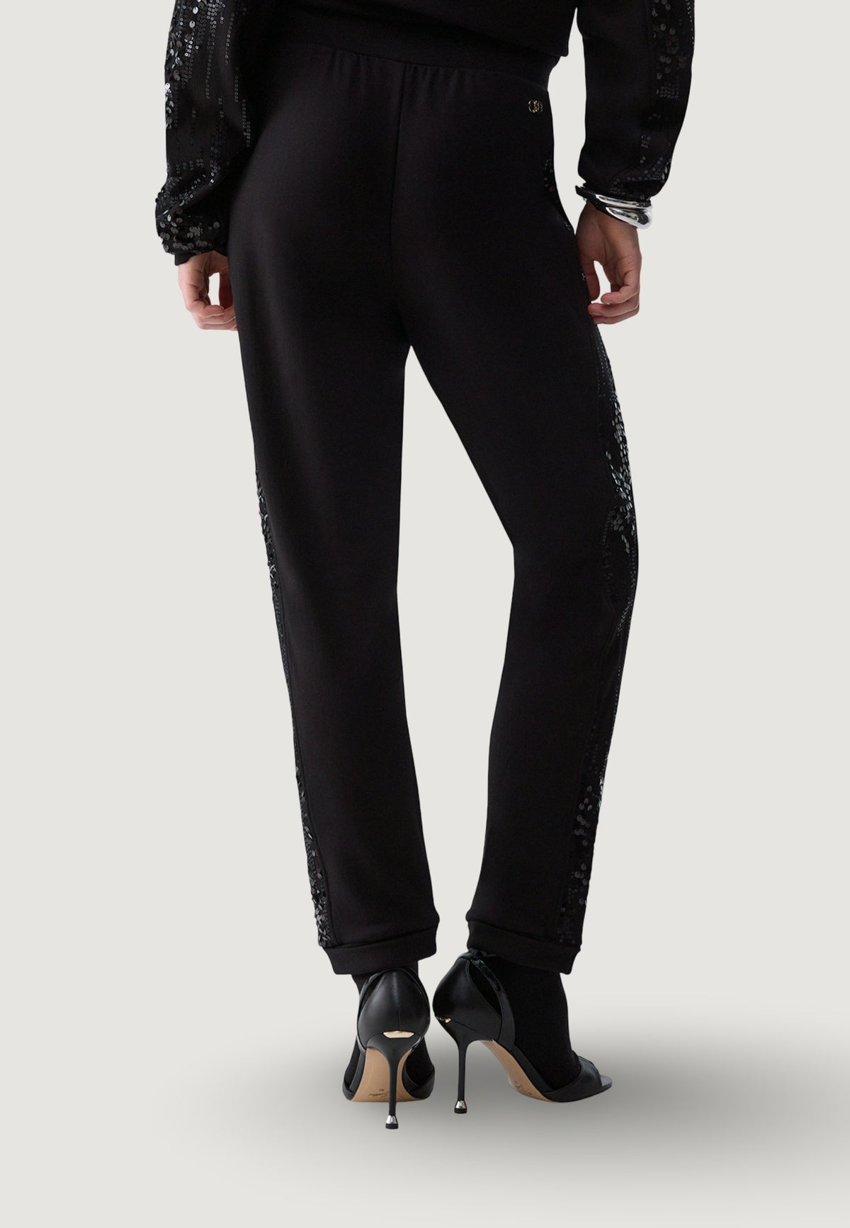 Pantaloni sportivi Liu-Jo ECS PANT.FELPA LUNGO PAILLETTES