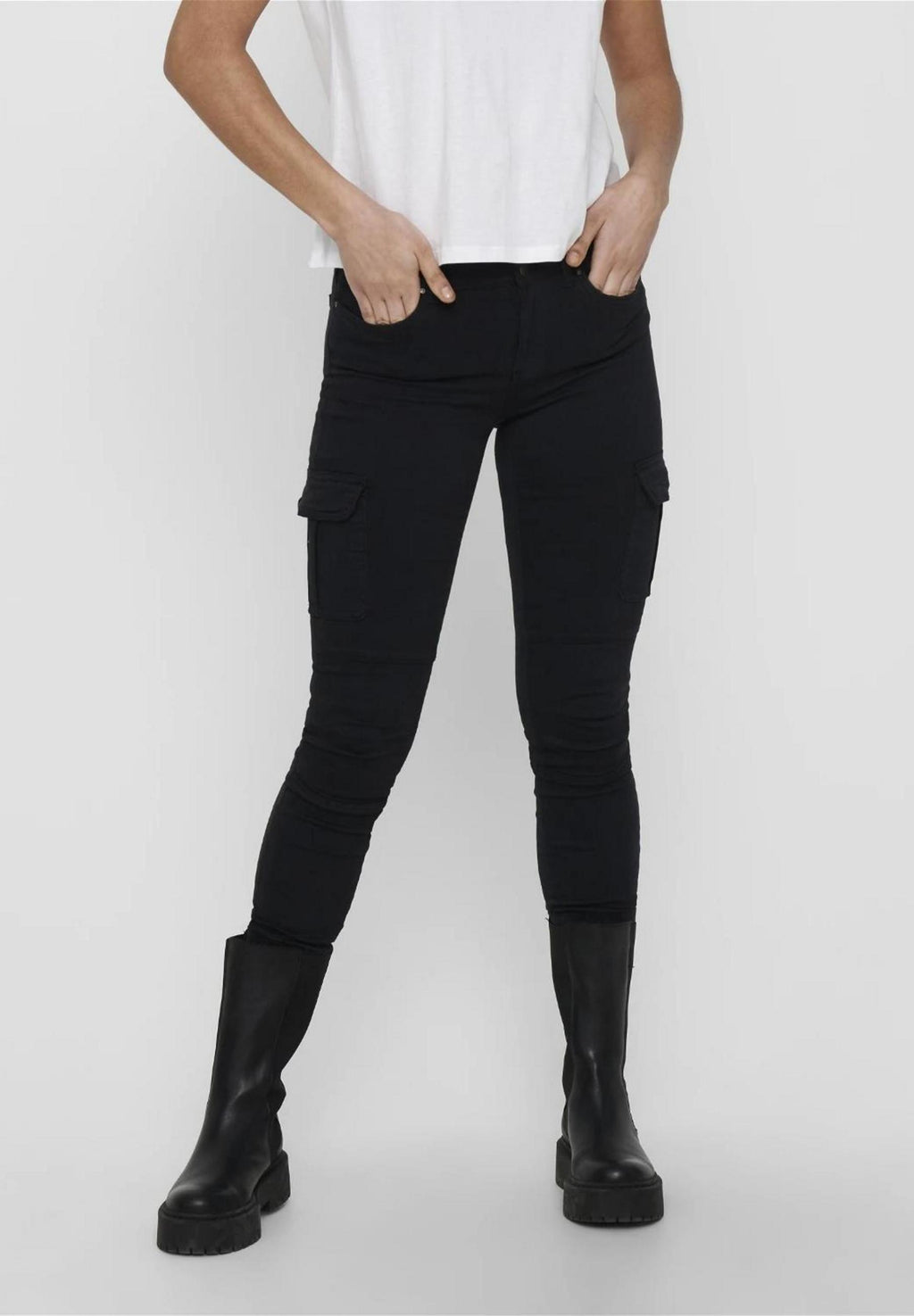 Pantaloni skinny Only MISSOURI REG ANK LIFE CARGO PNT