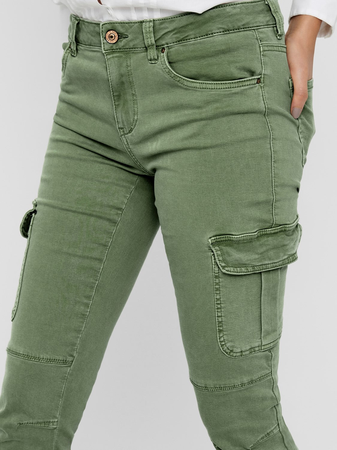 Pantaloni skinny Only MISSOURI REG ANK LIFE CARGO PNT