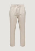 Pantaloni tapered Only & Sons Onsreid Linus Tapered 0571 Slub Pant