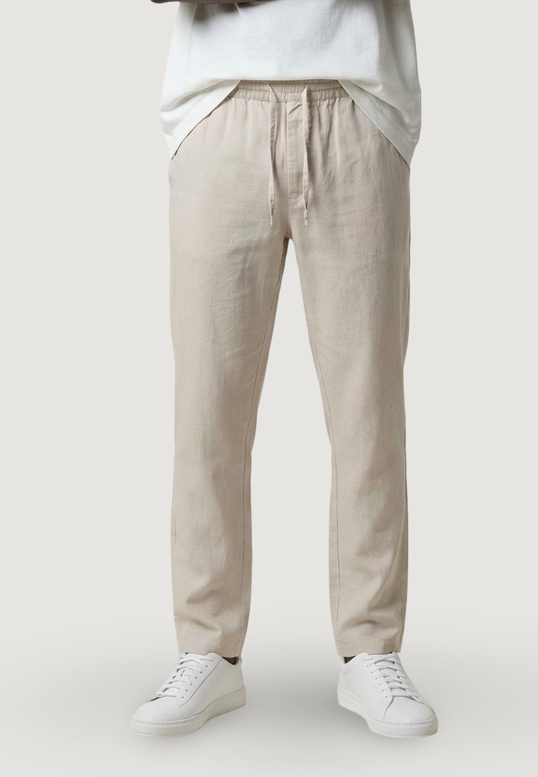 Pantaloni tapered Only & Sons Onsreid Linus Tapered 0571 Slub Pant