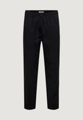 Pantaloni tapered Only & Sons Onsreid Linus Tapered 0571 Slub Pant