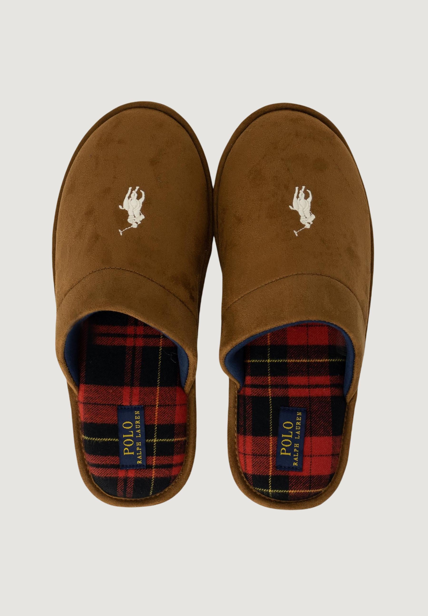 Pantofole Ralph Lauren KLARENCE - Imballo Originale Danneggiato - Prodotto Integro