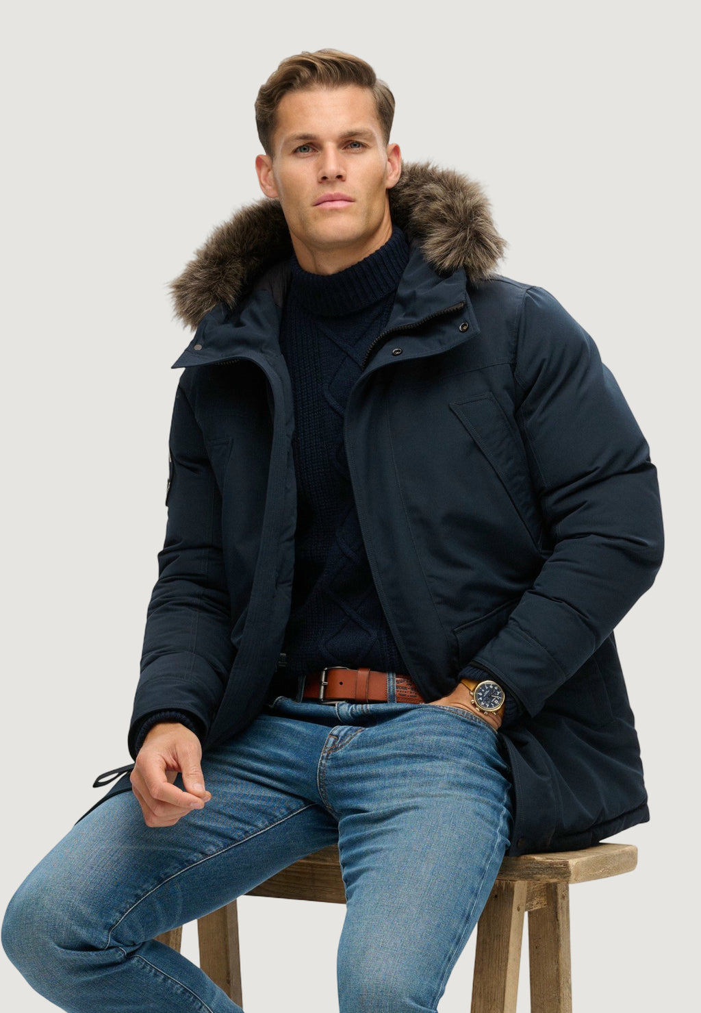 Parka Superdry Everest Faux Fur Parka Jacket