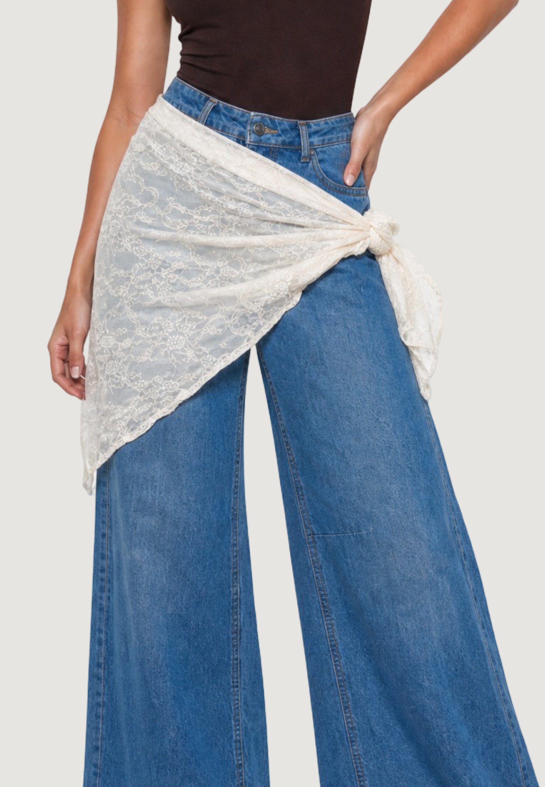 Pashmina I am Foulard Pizzo