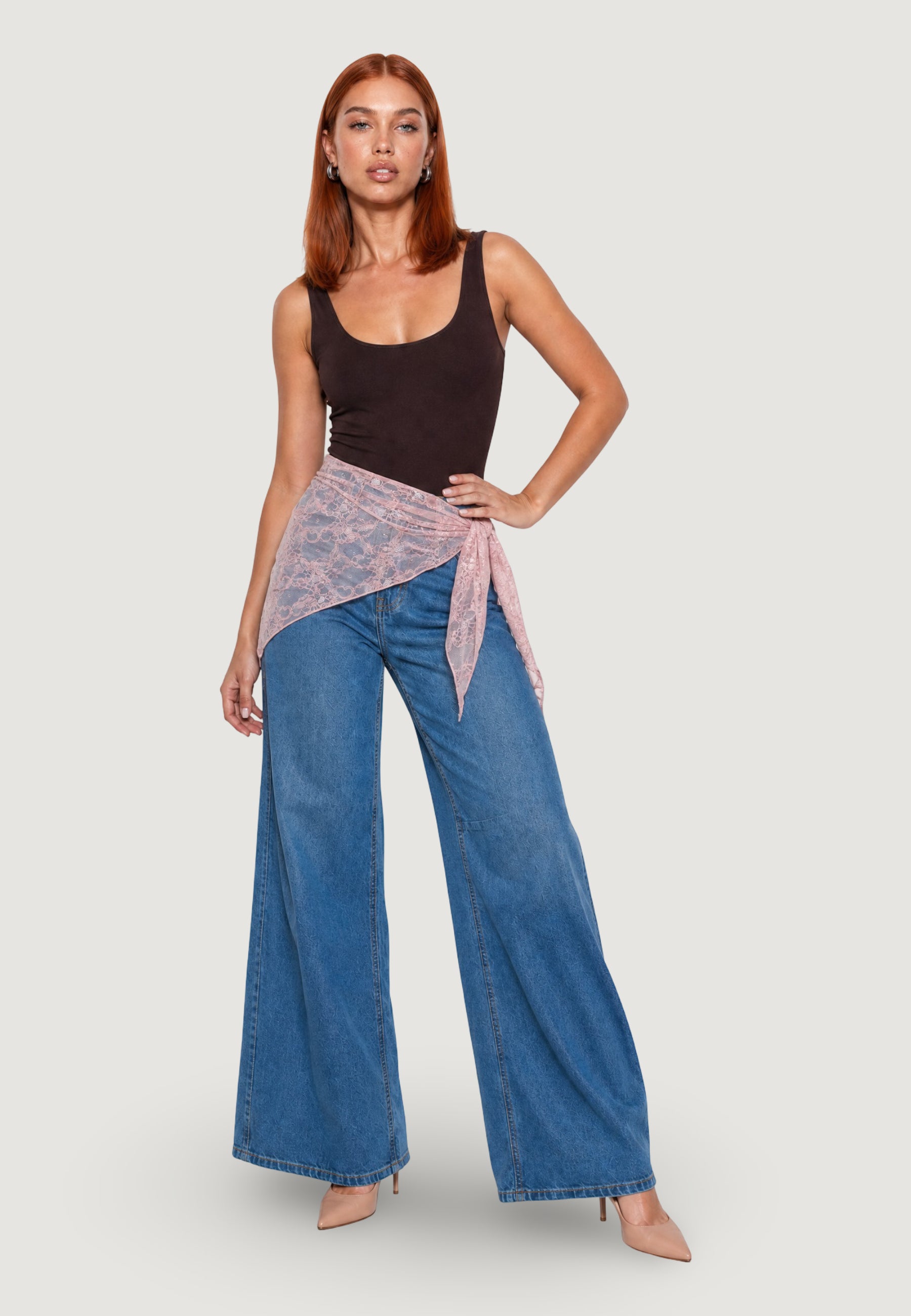 Pashmina I am Foulard Pizzo