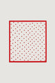 Pashmina I am Foulard Cuori Bordo Rosso