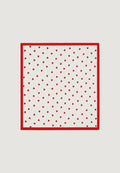 Pashmina I am Foulard Cuori Bordo Rosso