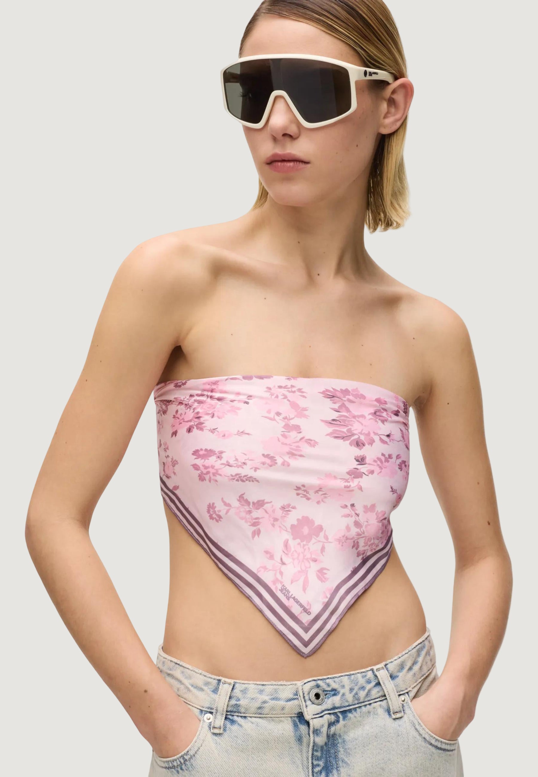Pashmina Karl Lagerfeld Jeans KLJ Aop Floral Bandana