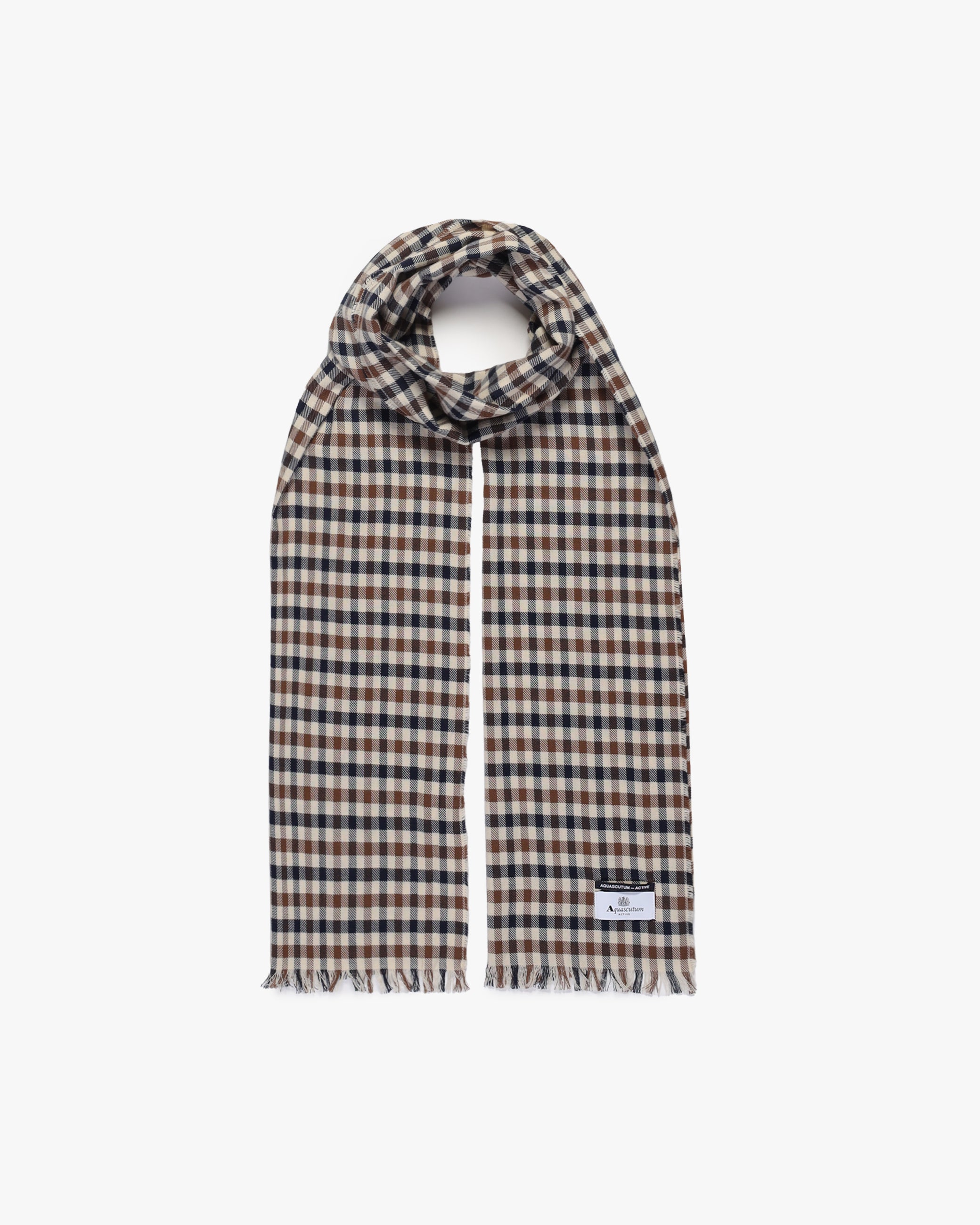 Aquascutum Active CLUB CHECK SCARF