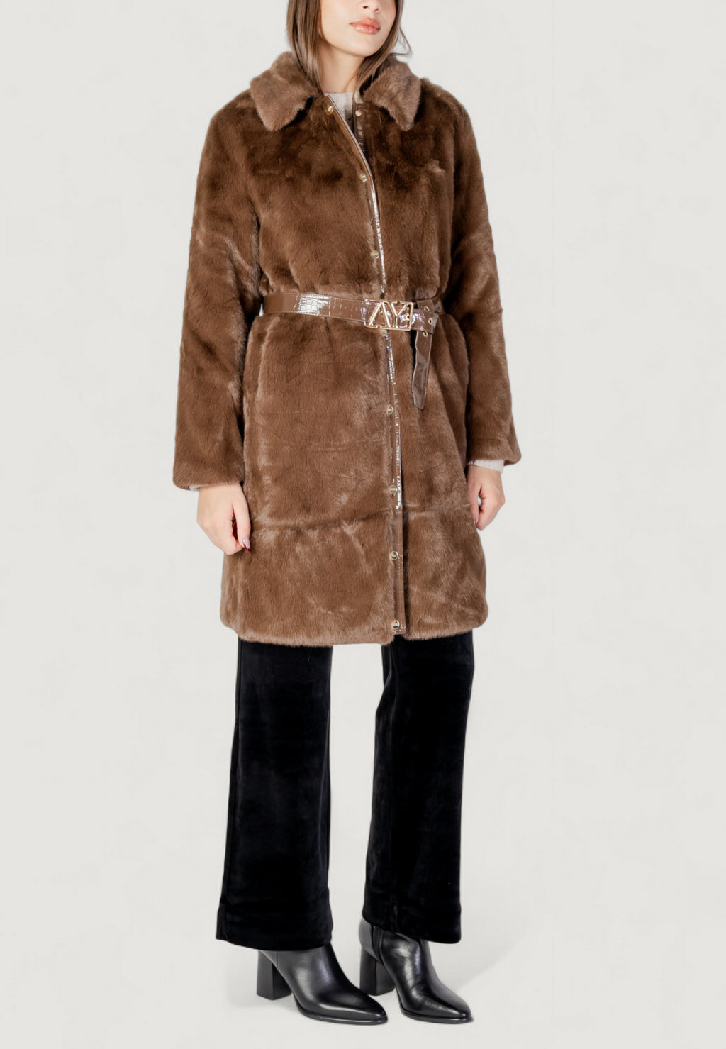 Pelliccia ecologica AYFEE GIACCA LUNGA FAKE FUR