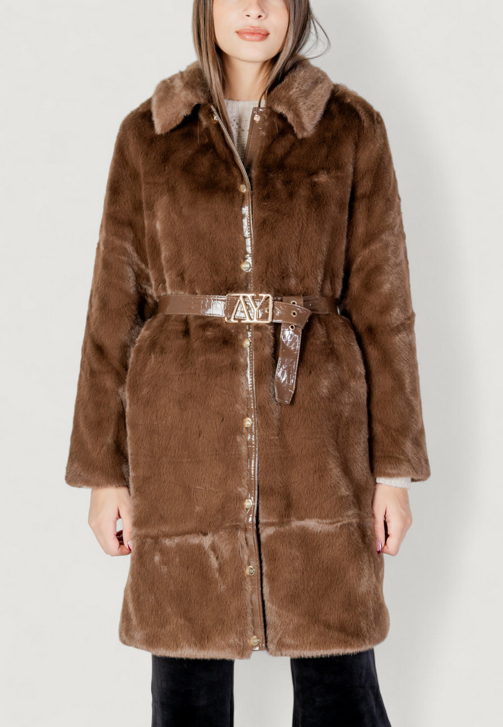 Pelliccia ecologica AYFEE GIACCA LUNGA FAKE FUR