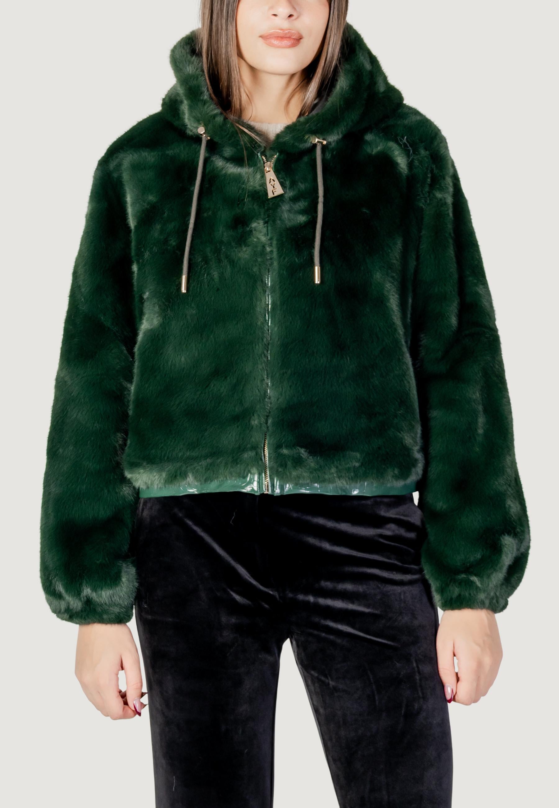 Ecologic fur coats AYFEE BOMBER FAKE FUR