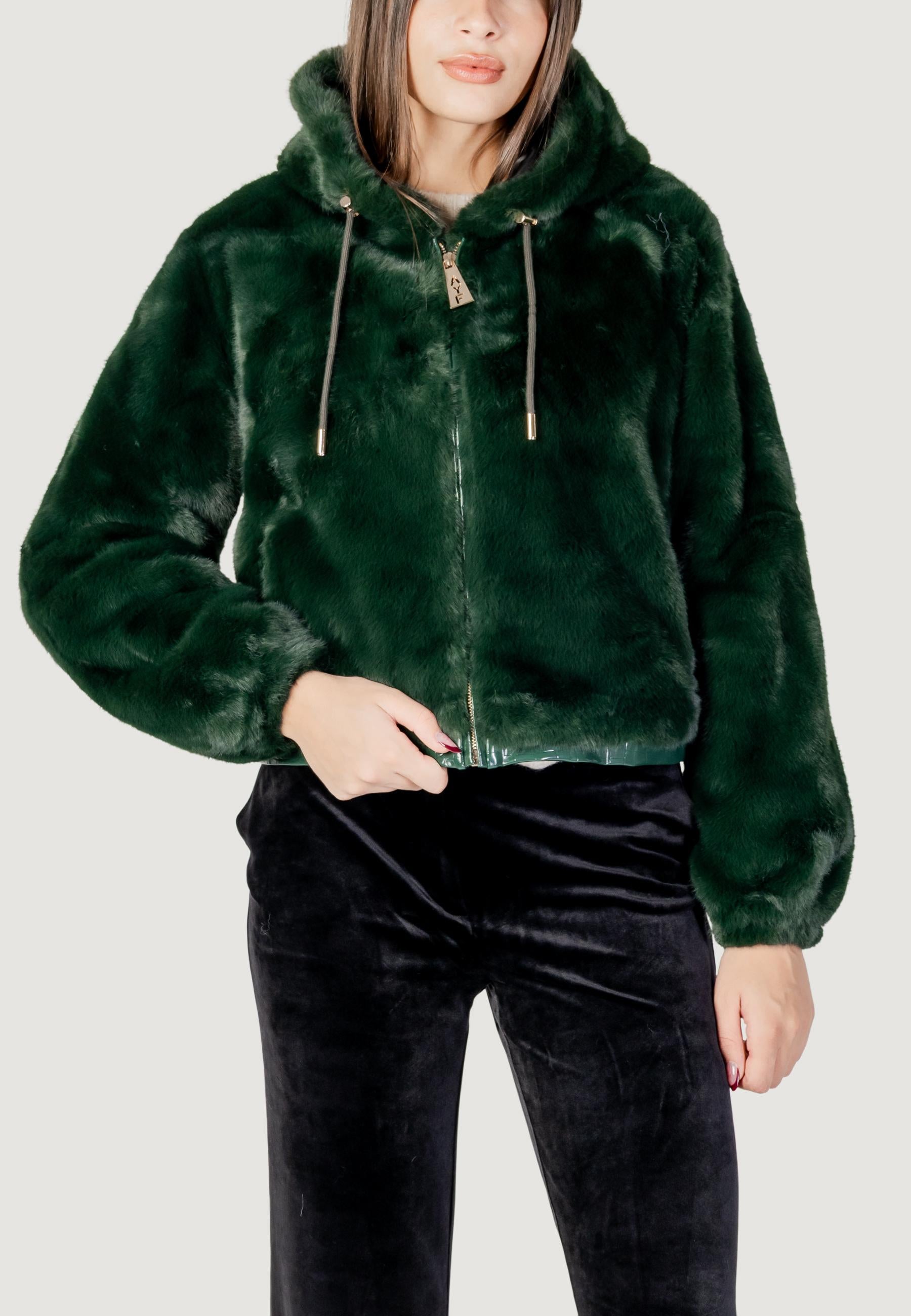 Ecologic fur coats AYFEE BOMBER FAKE FUR