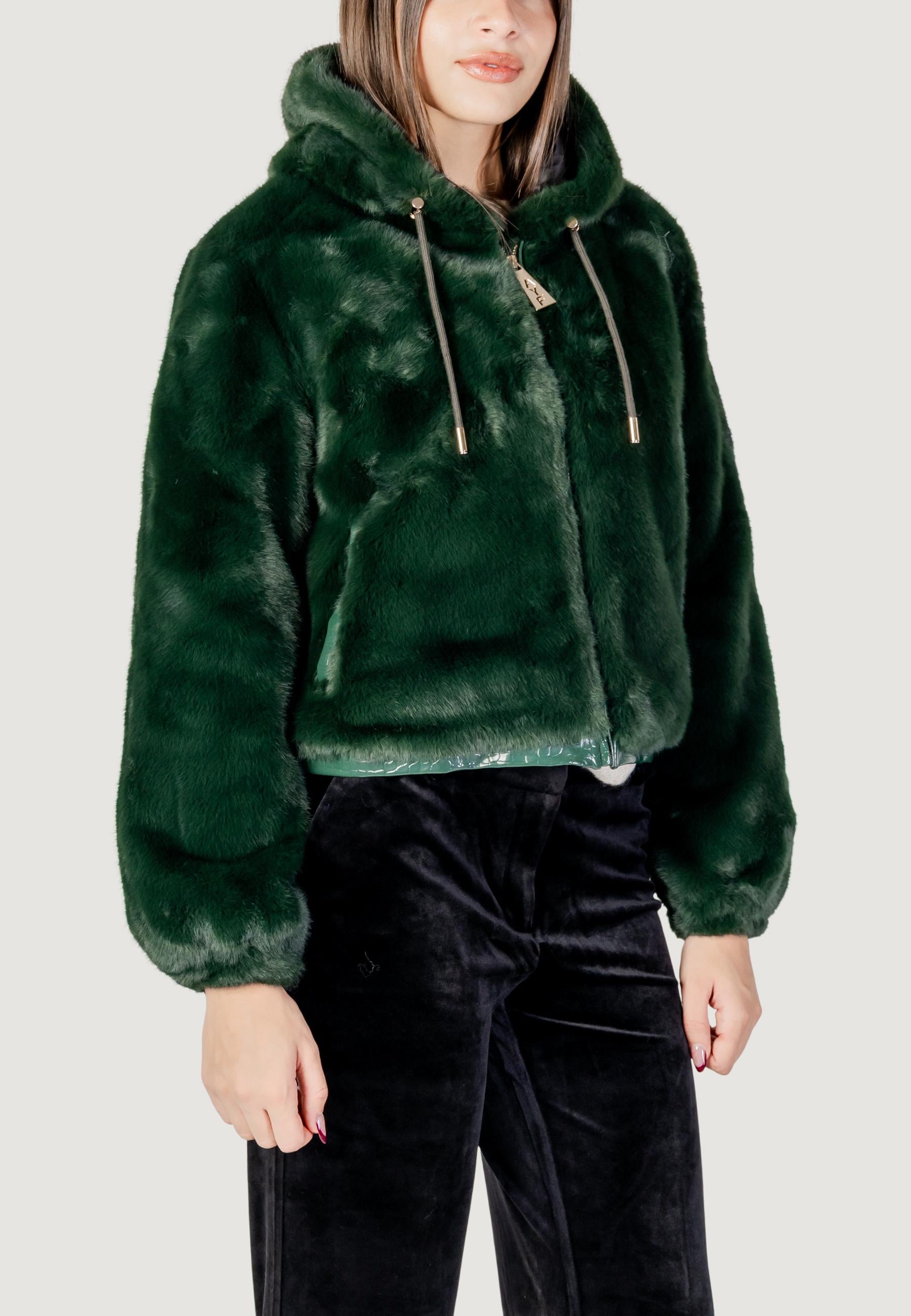 Ecologic fur coats AYFEE BOMBER FAKE FUR