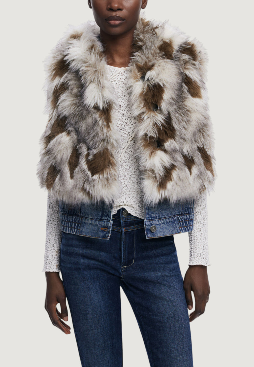 Ecologic fur coats Desigual CHAQ_BUNNY