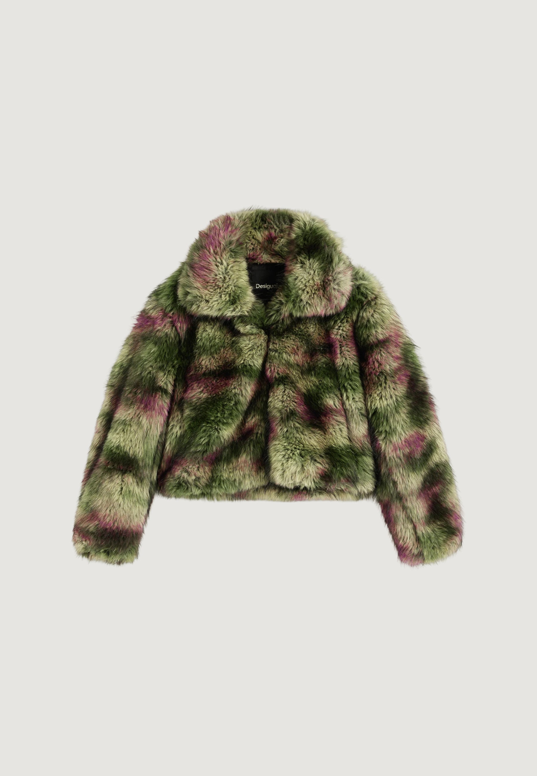 Ecologic fur coats Desigual FAKE FUR_CAMOMILLE_LA
