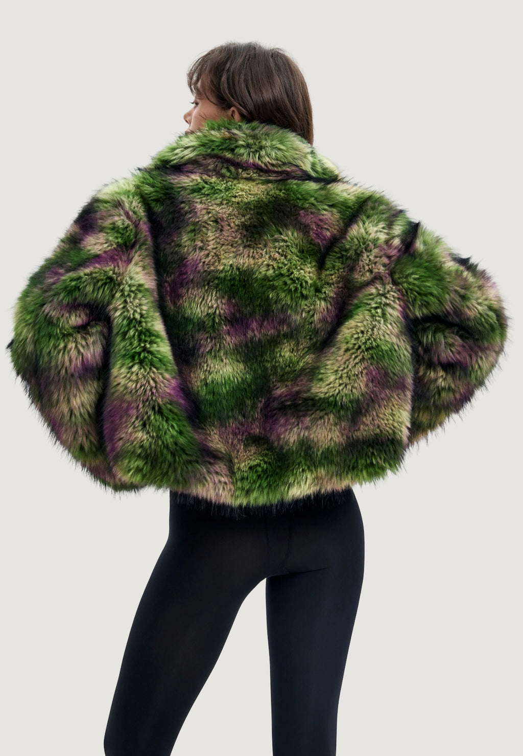 Ecologic fur coats Desigual FAKE FUR_CAMOMILLE_LA