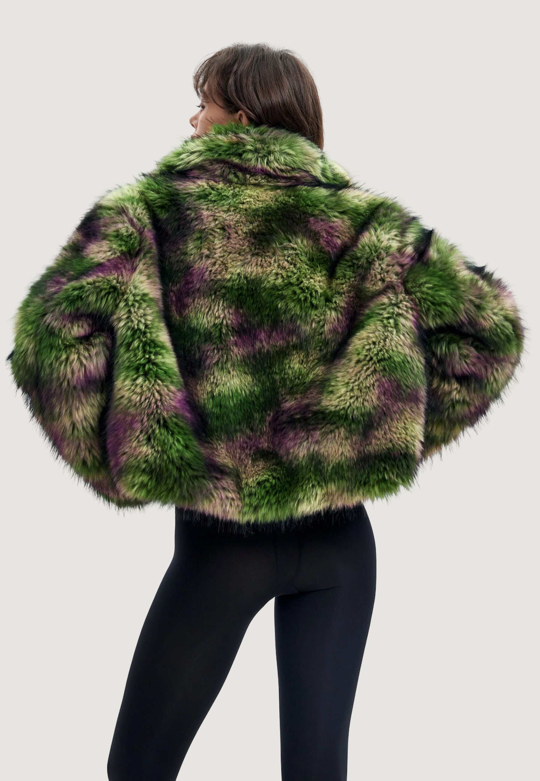 Ecologic fur coats Desigual FAKE FUR_CAMOMILLE_LA