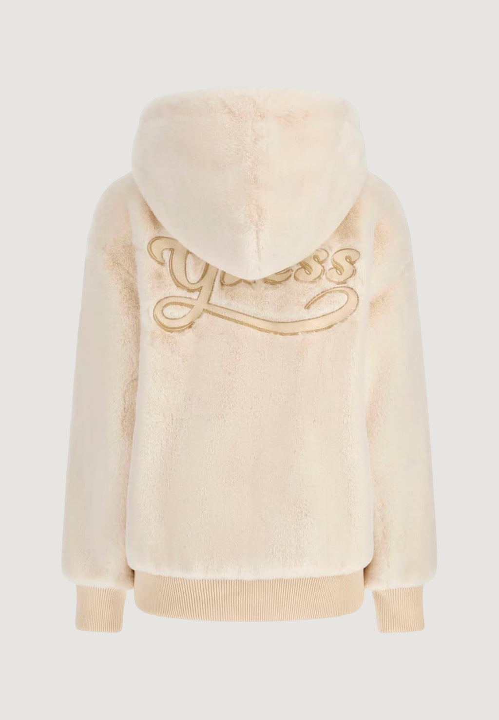 Pelliccia ecologica Guess LUCREZIA FAUX FUR LOGO JACKET