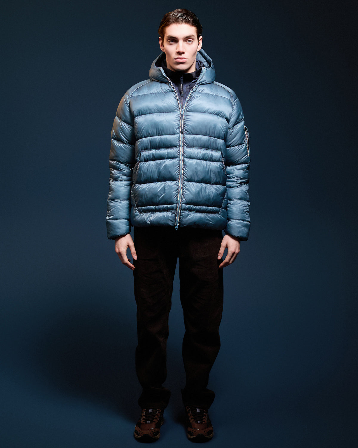 Piumino Aquascutum Active VEIL-N HOODED PUFFER