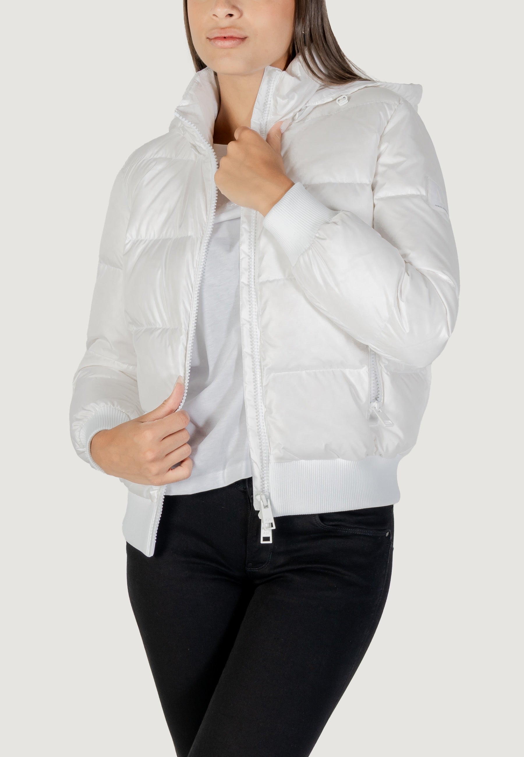 Down jacket Armani Exchange DOWN JACKET White – - Main Image