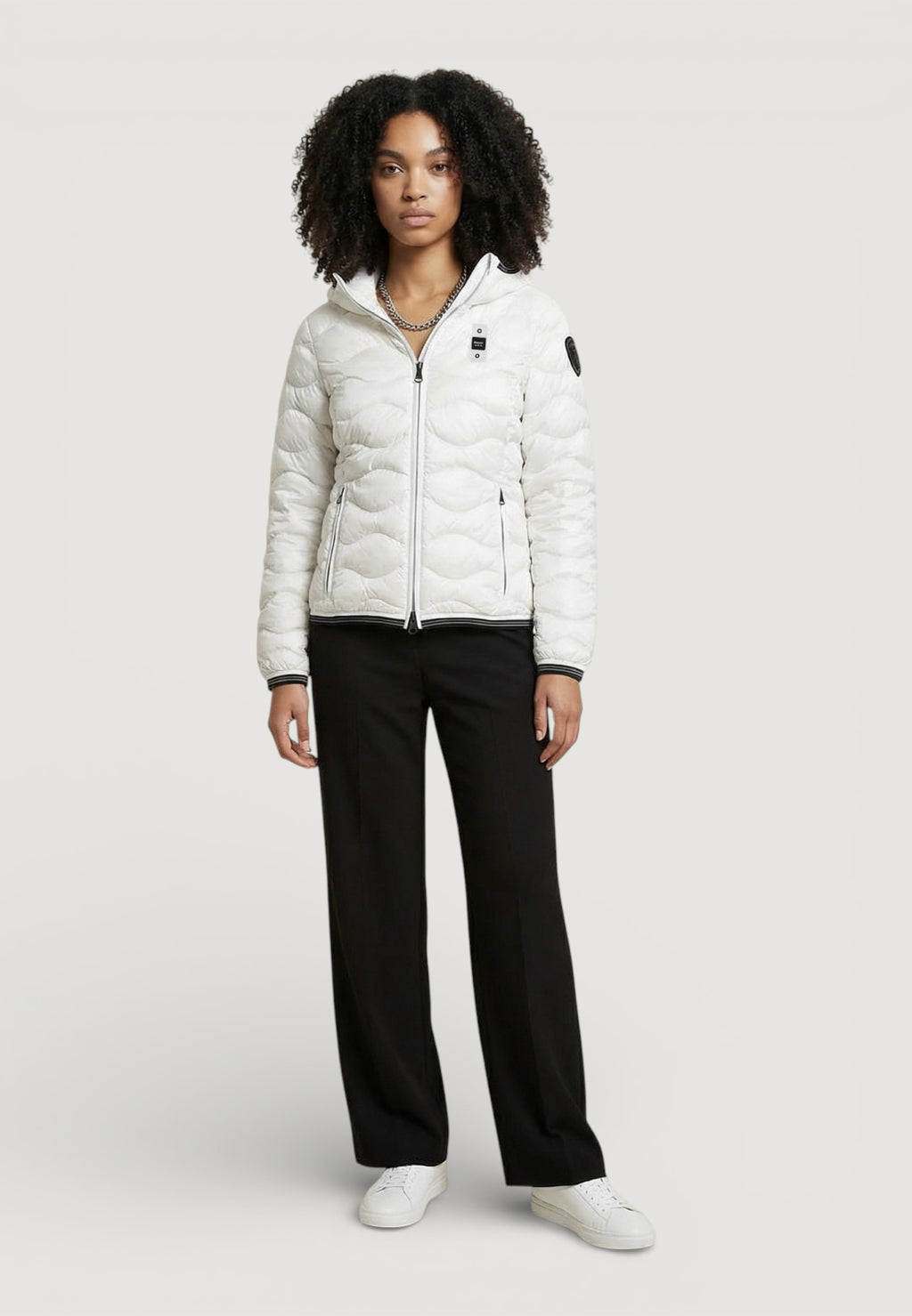 Down jacket Blauer. CAMELIA