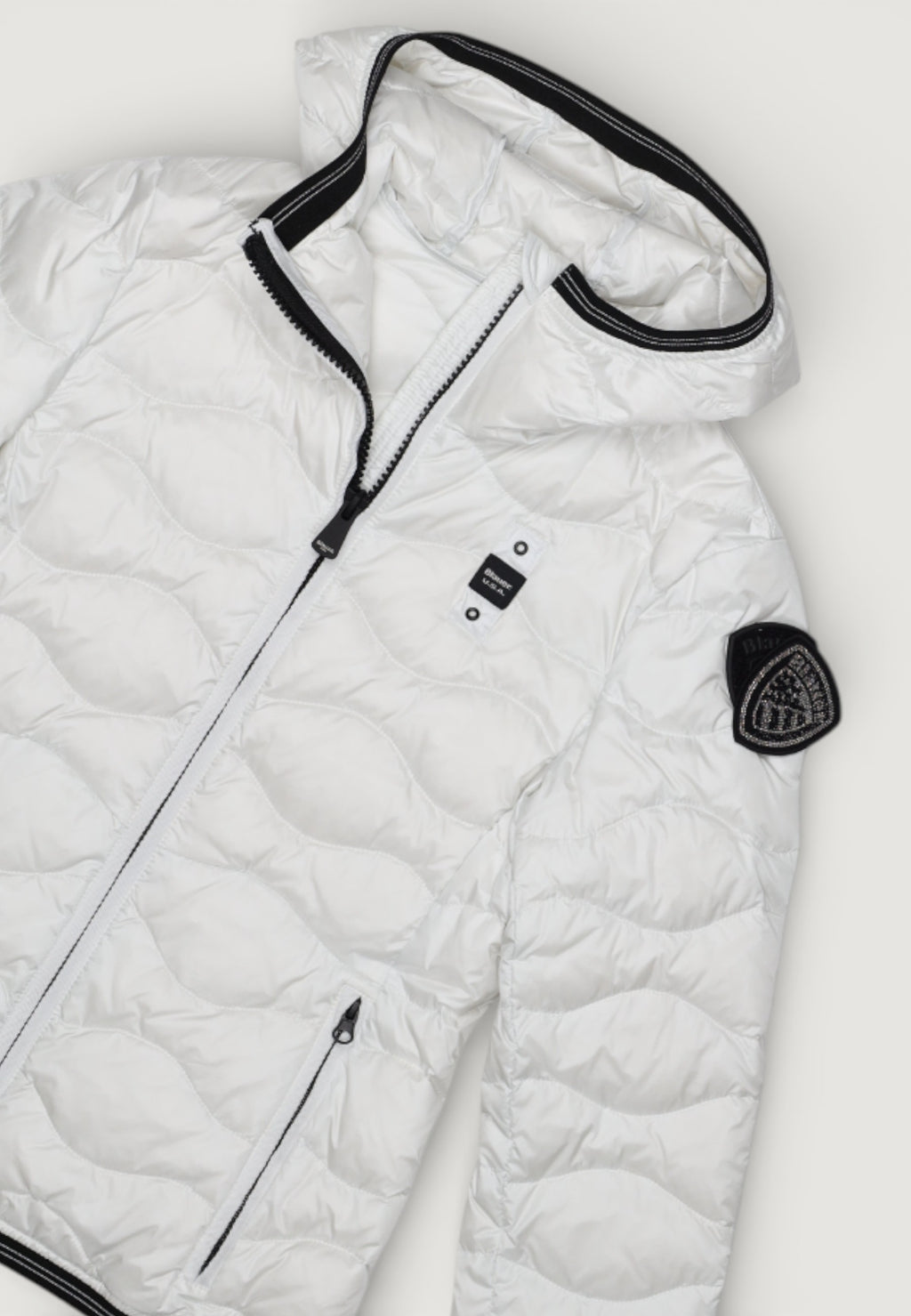 Down jacket Blauer. CAMELIA