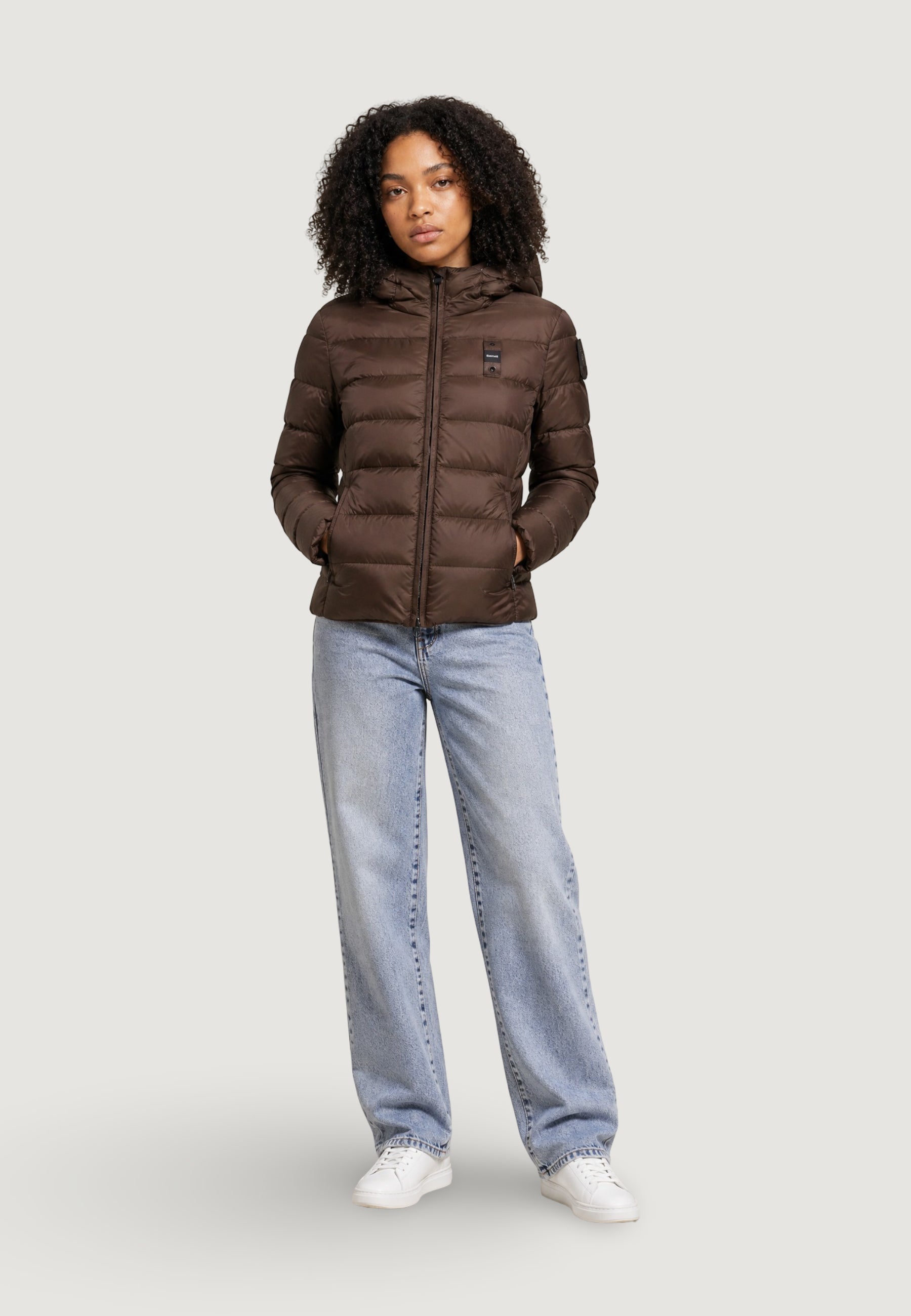 Down jacket Blauer. CHARME