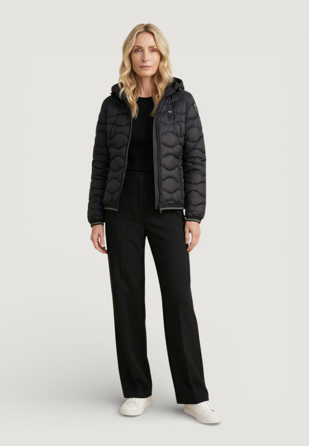 Down jacket Blauer. CAMELIA
