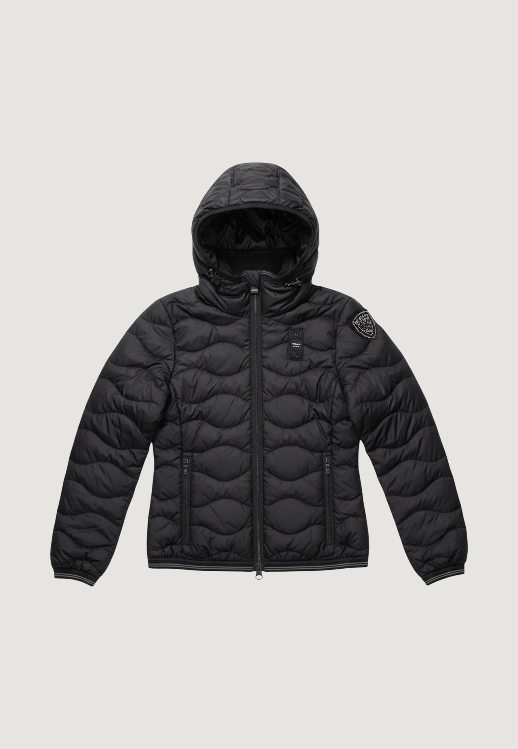 Down jacket Blauer. CAMELIA