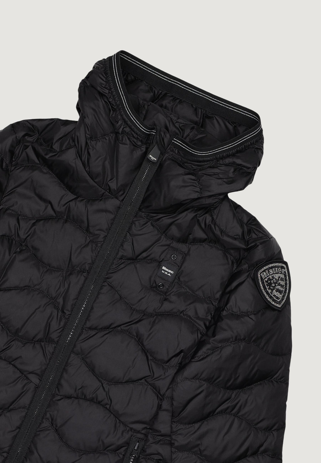 Down jacket Blauer. CAMELIA