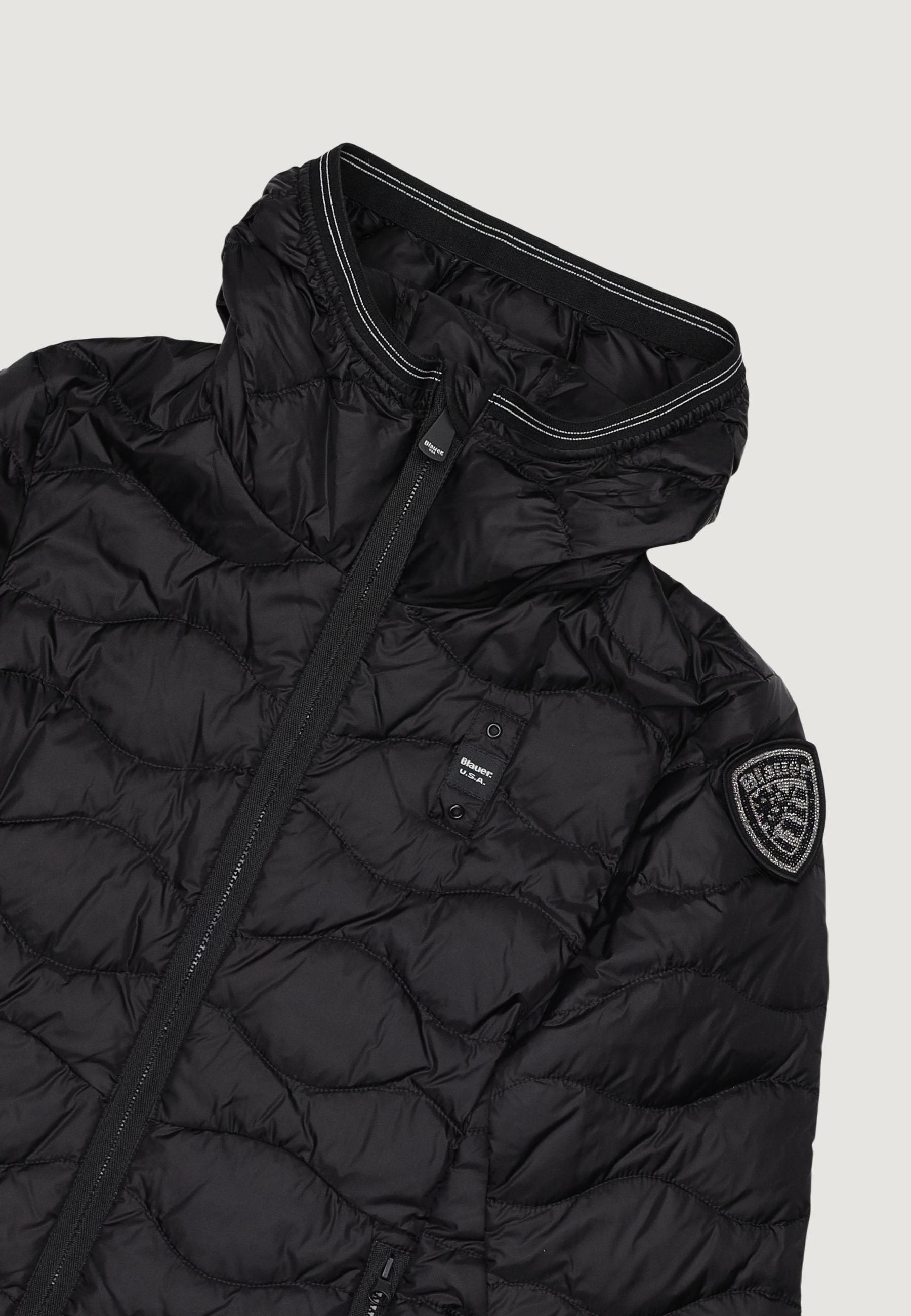 Down jacket Blauer. CAMELIA