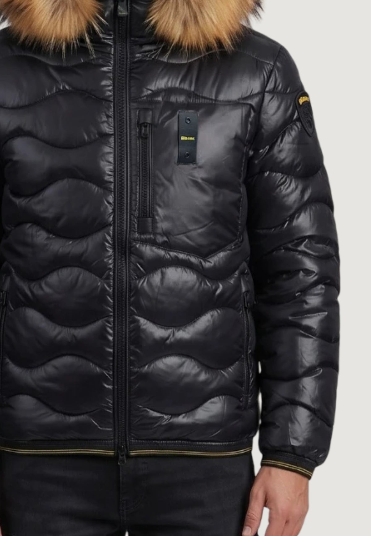 Piumino Blauer. WAVEFUR