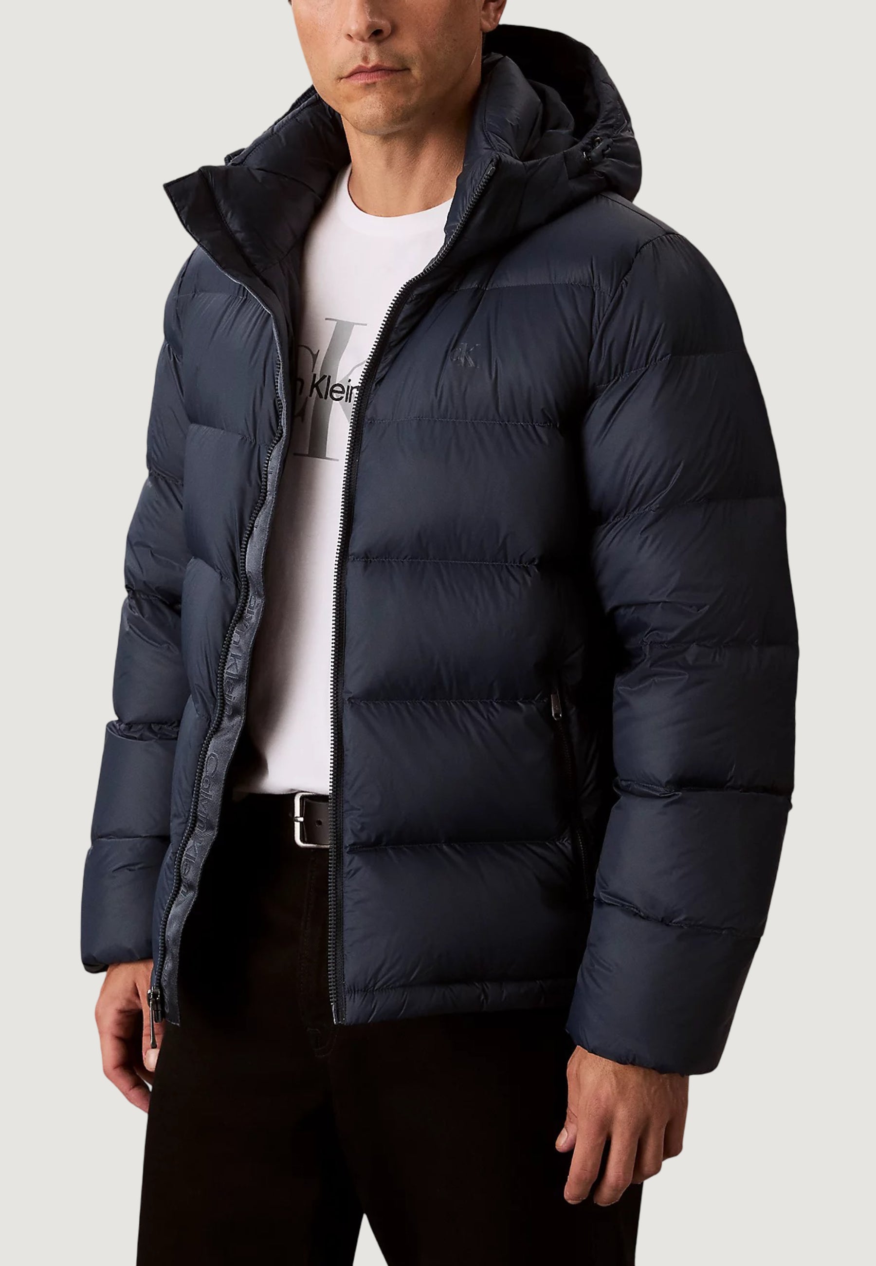 Piumino Calvin Klein Jeans LS NYLON ZIP OFF HOO