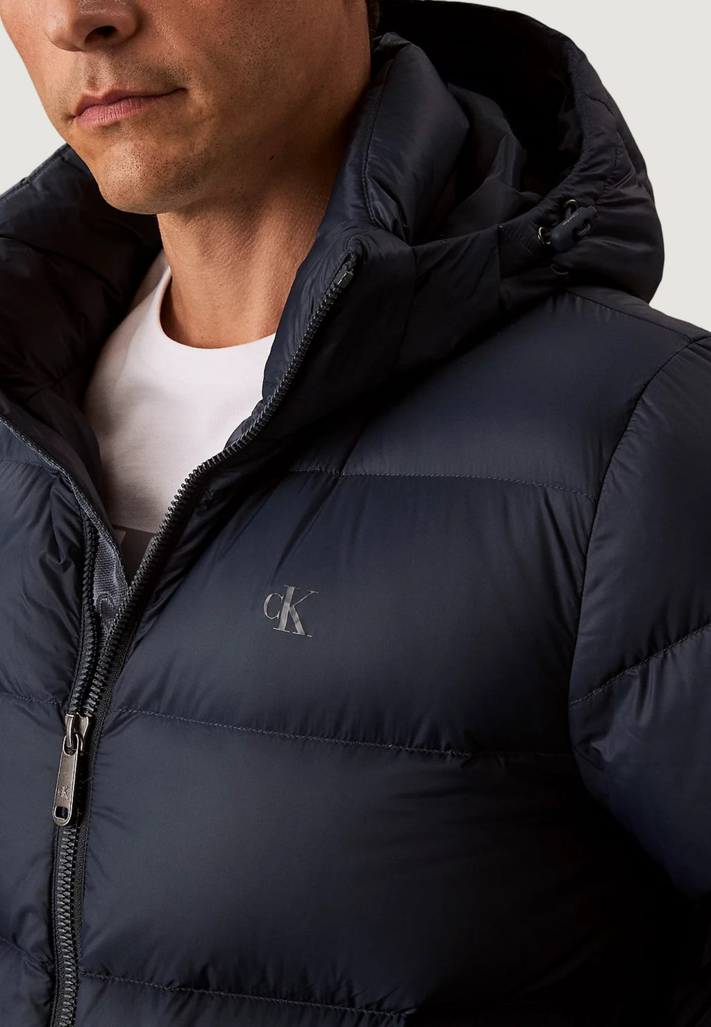 Piumino Calvin Klein Jeans LS NYLON ZIP OFF HOO