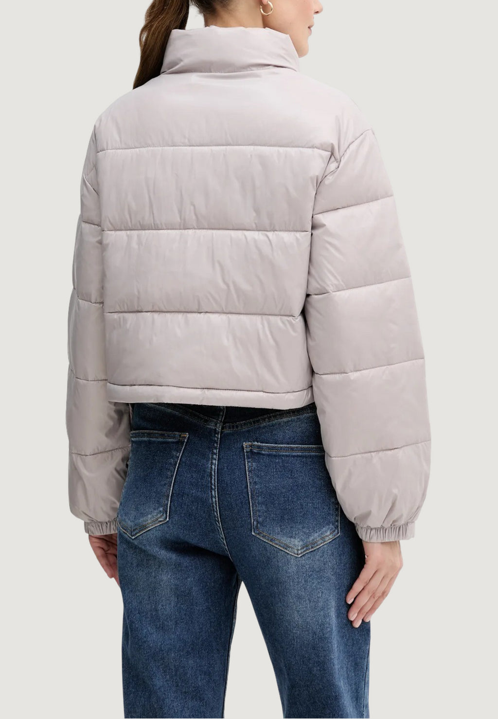 Piumino Calvin Klein Jeans SHINE CROP PUFFER JA