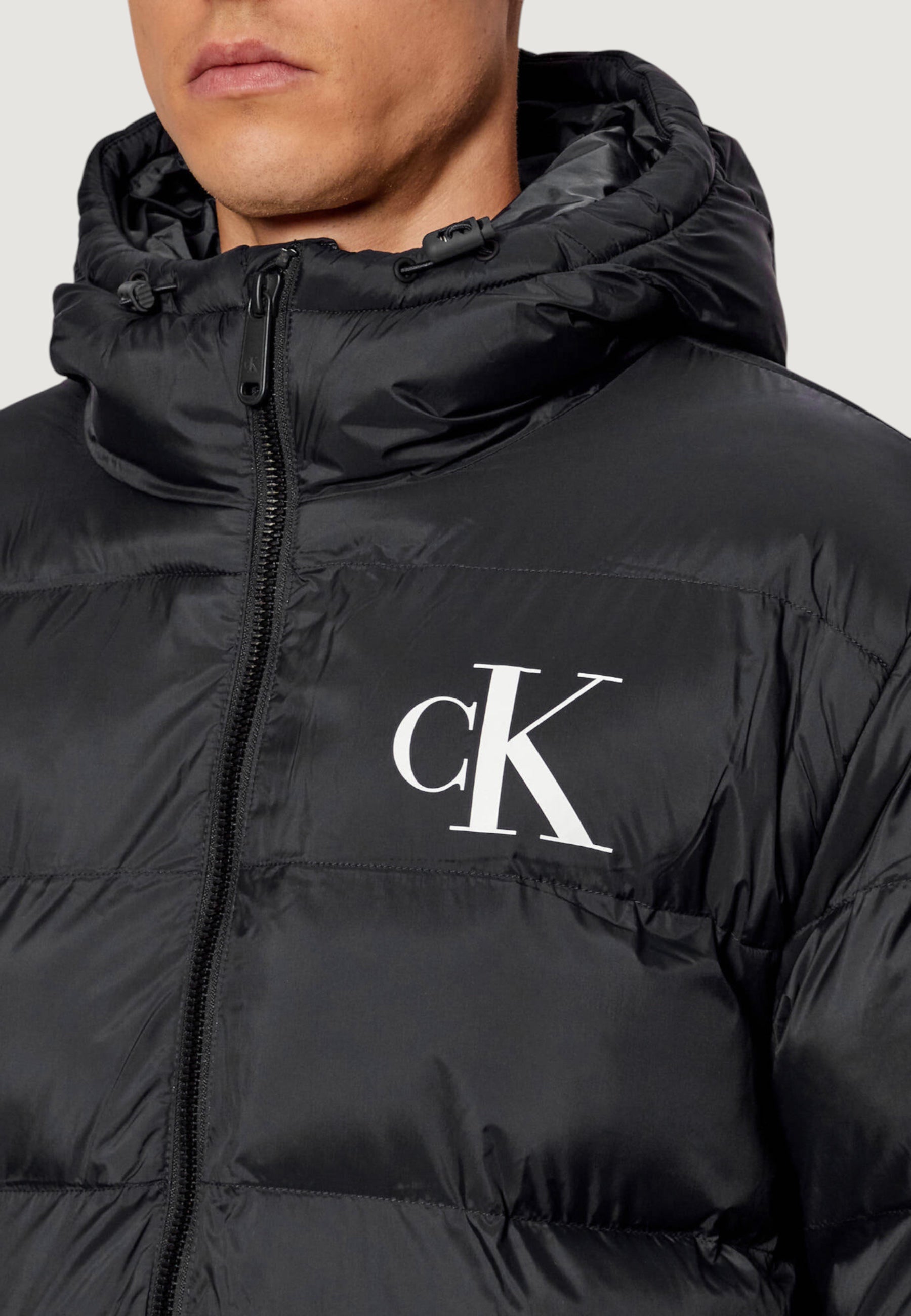 Down Jacket Calvin Klein Jeans LS NYLON MONOGRAM PU