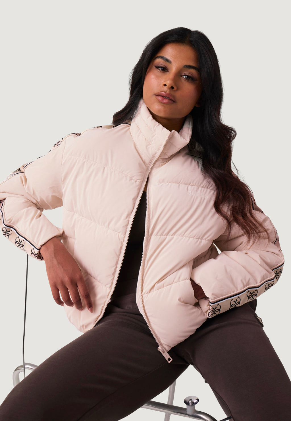 Piumino Guess Active NEW JEAN PUFFER JACK