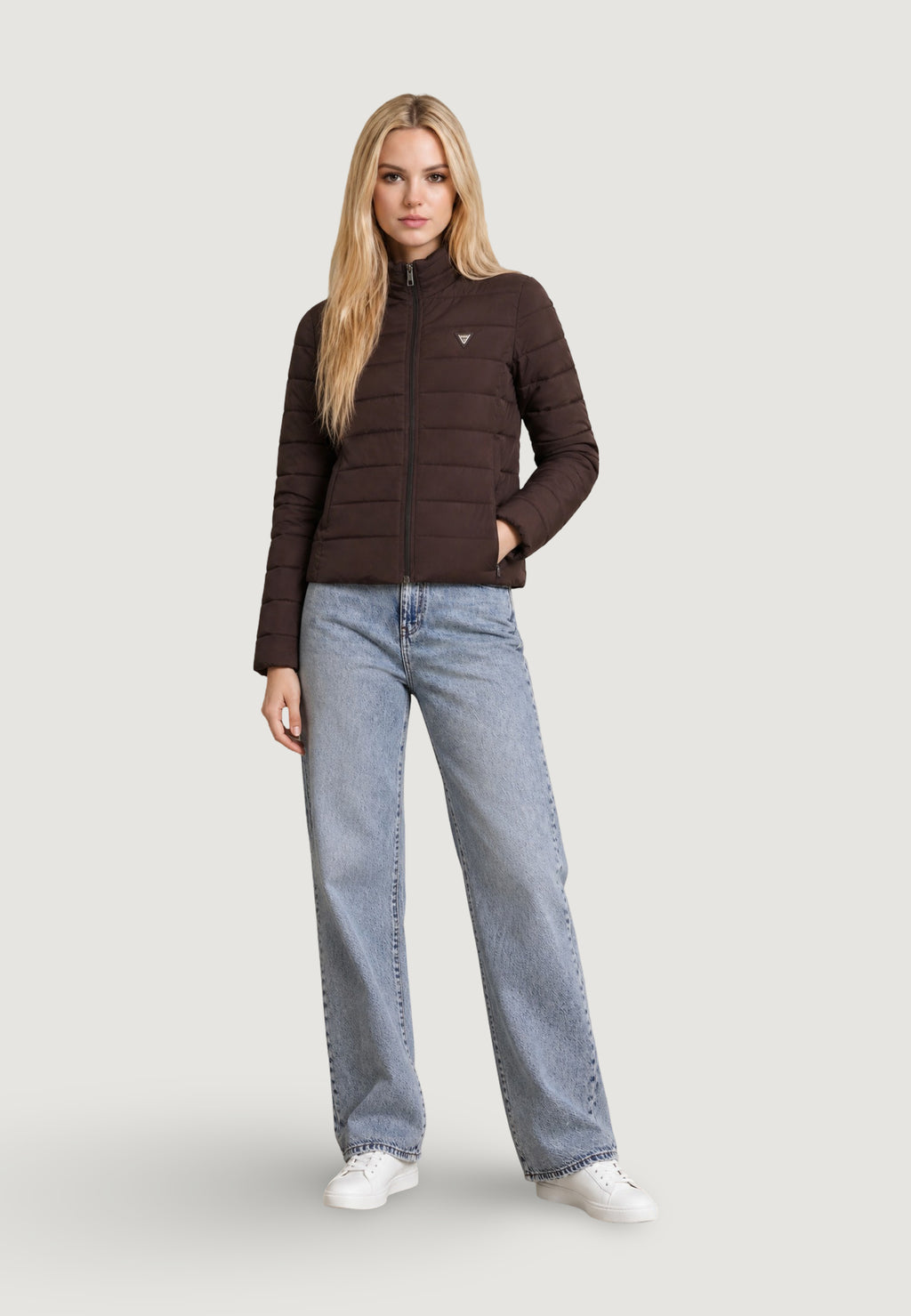 Down jacket Guess SOLID HEAVY DIANN PU