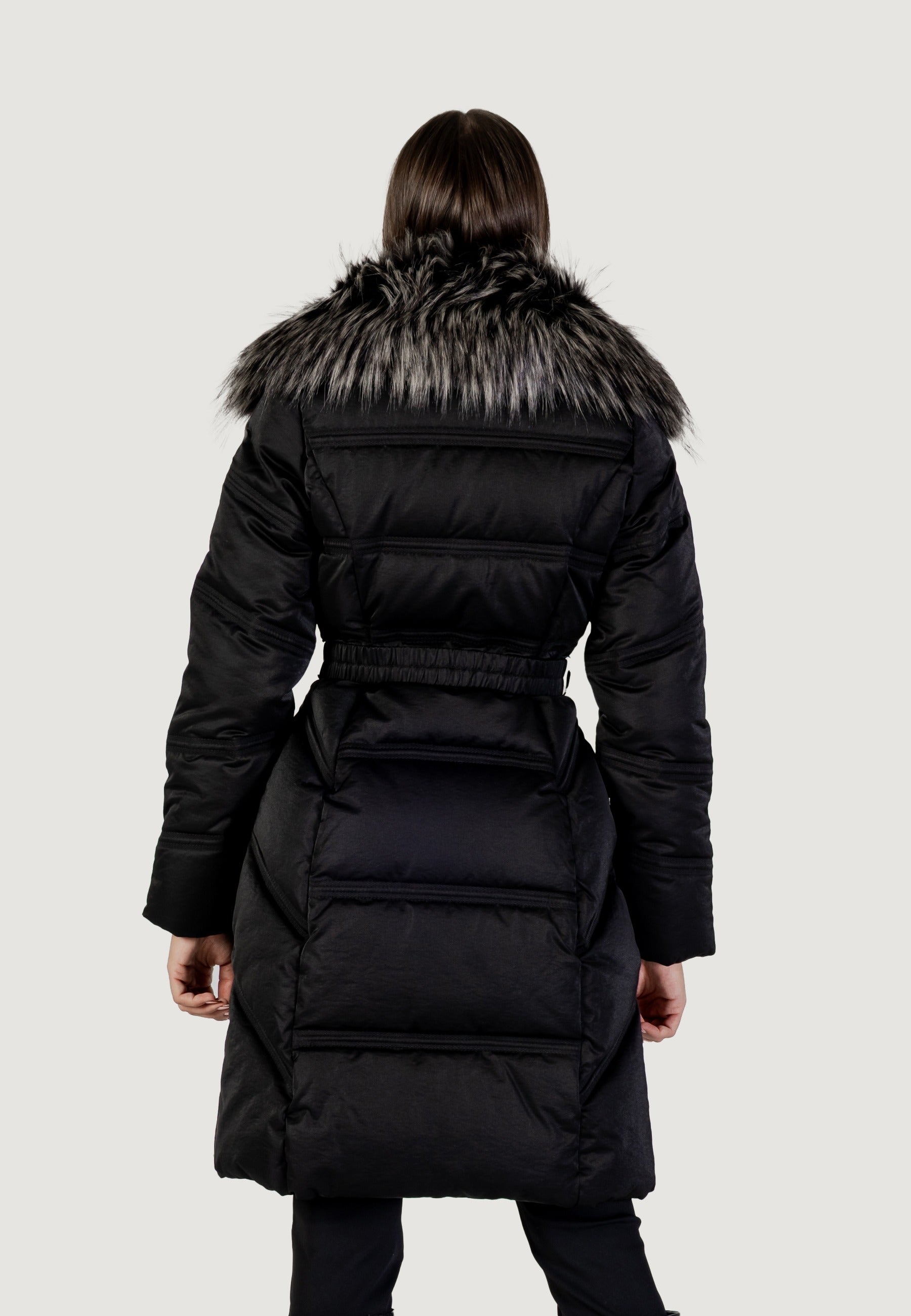 Down jacket Guess ALIENOR LONG BELTED PUFFER