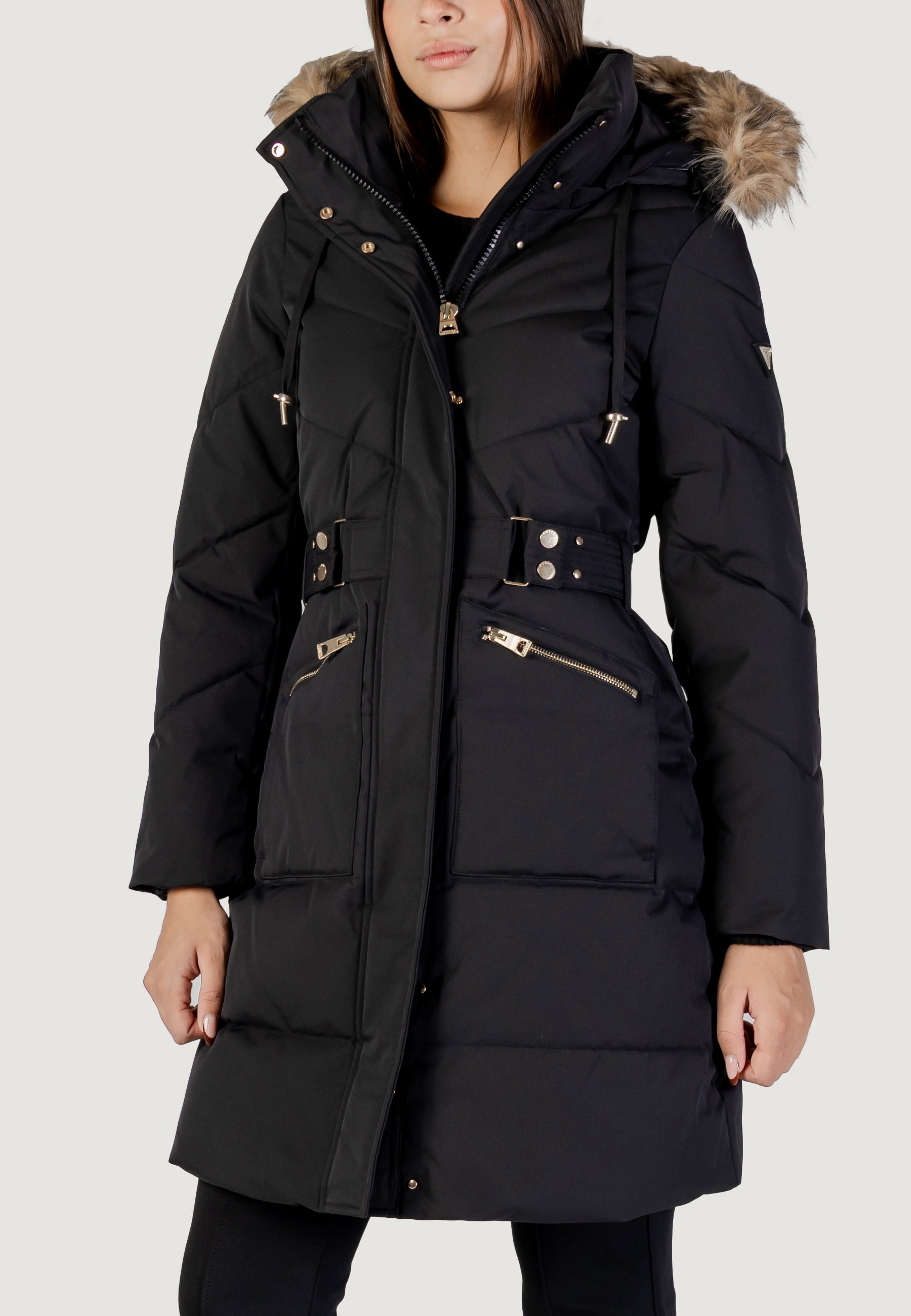 Down jacket Guess FATEMA  BELTED PUFFER